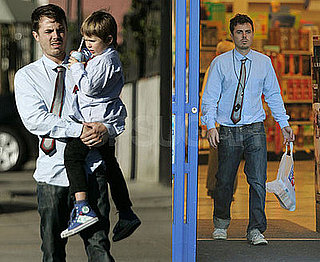 Photos of Casey Affleck, Indiana Affleck, Atticus Affleck, Summer Phoenix in LA