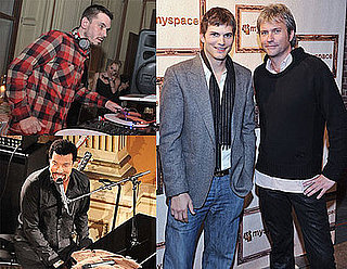 Ashton Kutcher Opens Up About His Daughters At the MySpace Web 2.0 Party with Lionel Richie and DJ AM
