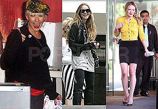 Lindsay, Hilary and Christina Earn Their I Voted Stickers
