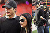 Photos of Ashton Kutcher and Demi Moore at a Football Game