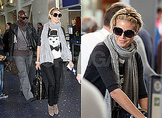 Photos of Heidi Klum and Seal at the Airport