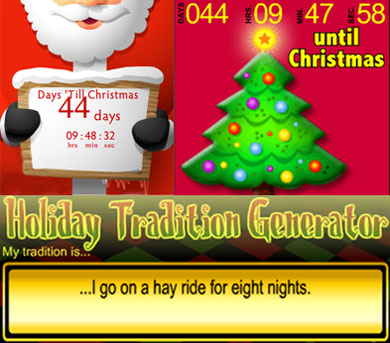 Add Christmas Countdown Widgets