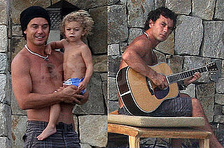 Gavin and Kingston Have Shirtless Boy Time in Hawaii