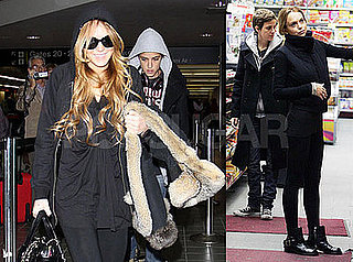 Photos of Lindsay Lohan and Samantha Ronson at LAX 2008-11-12 16:30:17