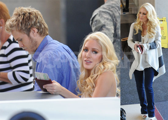 Spencer and Heidi at LAX Spencer and Heidi at LAX