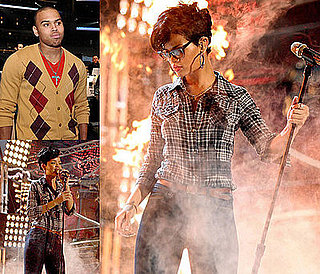 Photos of Rihanna and Chris Brown Rehearsing For the American Music Awards