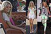 Photos of Heidi Klum Shooting a Commercial in LA