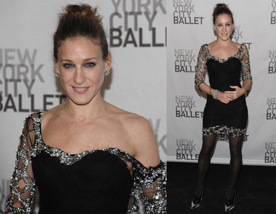 SJP Puts on a Party Dress For the Ballet SJP Puts on a Party Dress For the Ballet