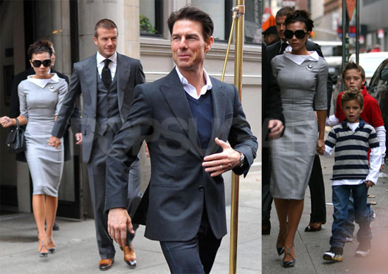 Beckhams in NYC for Thanksgiving