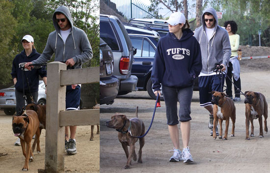 Justin and Jess Out For a Walk