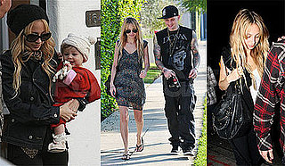 Photos of Nicole Richie Taking Baby Harlow Madden For a Walk in LA