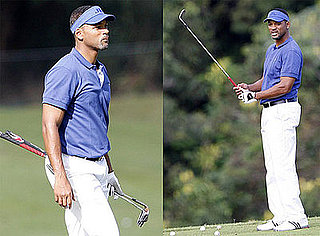 Photos of Will Smith Playing Golf in Hawaii
