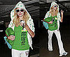 Photos of Paris Hilton in Green Leaving the Salon