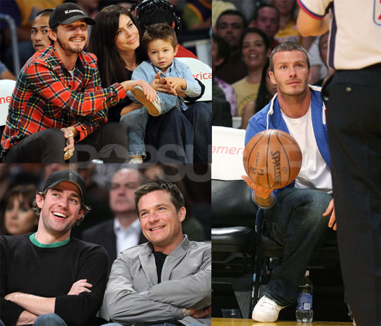 Celebs at Lakers Game Celebs at Lakers Game
