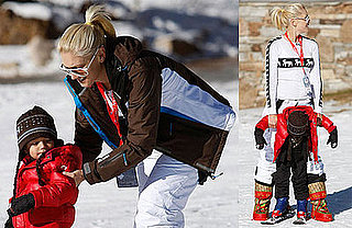 Photos of Gwen Stefani, Gavin Rossdale, and Kingston Rossdale Skiing in Utah