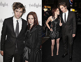 Photos of Robert Pattinson and Kristen Stewart at the London Premiere of Twilight