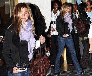 Photos of Jennifer Aniston Leaving the Sunset Towers in LA