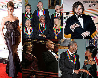 Photos of Beyonce Knowles, George Bush, Barbra Streisand, Morgan Freeman at Kennedy Center Honors