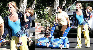 Photos of Britney Spears Walkng With Sean Preston and Jayden James in LA
