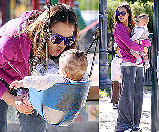 Photos of Jessica Alba and Honor Warren at the Park