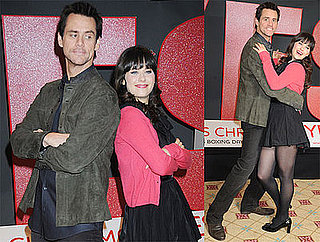Photos of Jim Carrey and Zooey Deschanel at a Photo Call For Yes Man