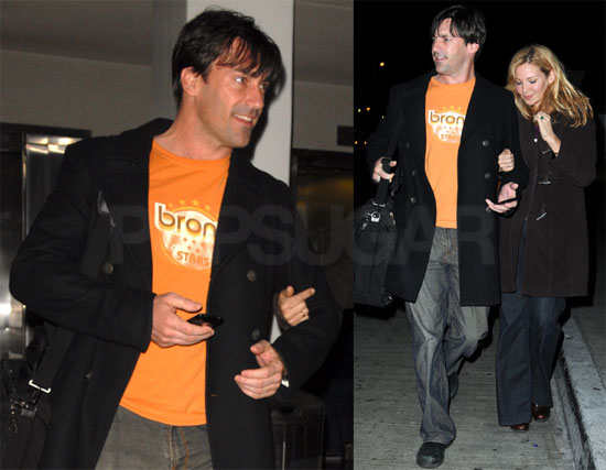 Jon Hamm Arrives at LAX Jon Hamm Arrives at LAX