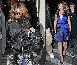 Beyonce Knowles Is Blue in Paris