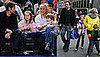 Photos of David Duchovny, Tea Leoni Together With Family at Knicks Game