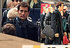 Photos of Clive Owen Filming in The London Underground