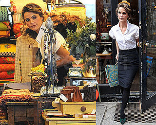 Photos and Video of Keri Russell on The View and Shopping