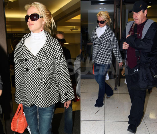 Britney at LAX from Tokyo