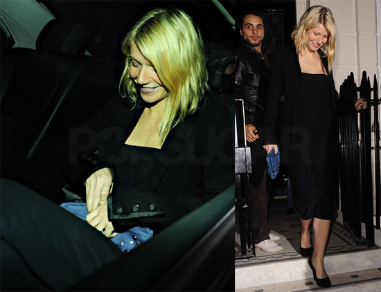 Gwyneth Paltrow Leaves Madonna's Christmas Party