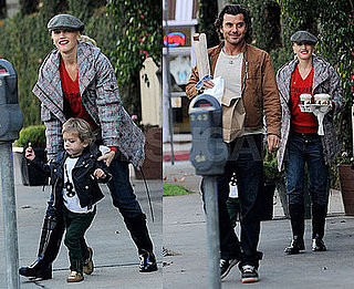 Photos of Gwen, Gavin and Kingston Rossdale Getting Coffee in LA