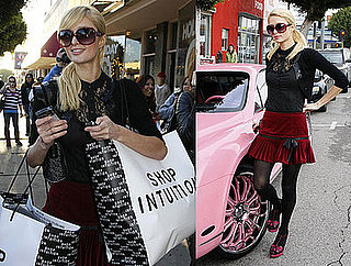 Photos of Paris Hilton and Her Pink Bentley