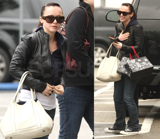 Christina Ricci Shops at Sacks