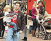 Photos of Mark Wahlberg, Rhea Durham, Ella Wahlberg at Santa's Grotto in LA