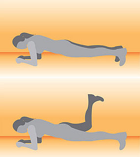 No Equipment Necessary: Elbow Plank With Donkey Kick