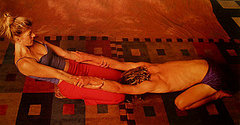 Partner Yoga Pose: Child's Pose Pull