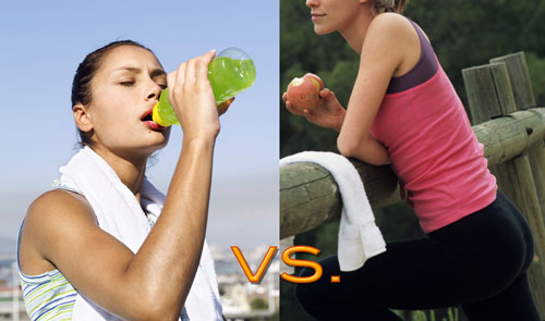 Real Food vs. Energy Bars and Sports Drinks 