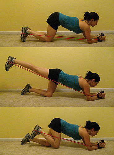 Get Lifted: Booty Kicks With Resistance Band