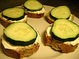 Cucumber and Cream Cheese Snack Recipe Cucumber and Cream Cheese Snack Recipe
