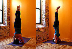 Strike a Yoga Pose: Pinching Shoulders Headstand