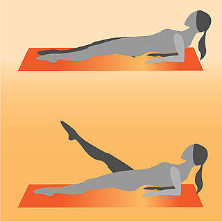 No Equipment Necessary: Reverse Elbow Plank With Leg Lifts