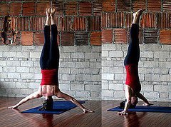 Strike a Yoga Pose: Iron Cross Headstand 