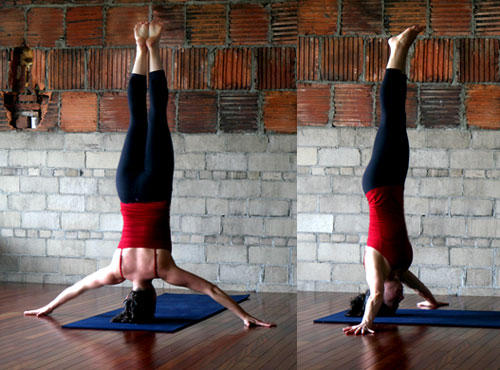 Strike a Yoga Pose: Iron Cross Headstand 