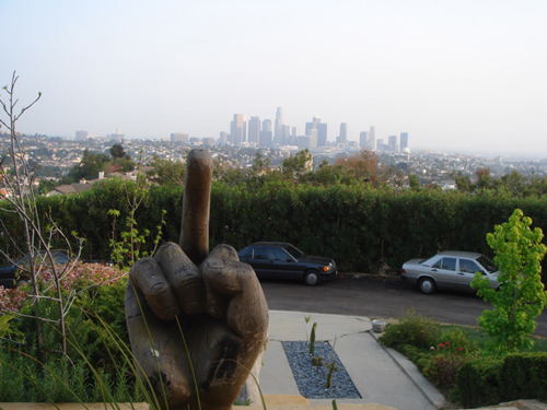 Dov Charney's House Flips LA the Bird
