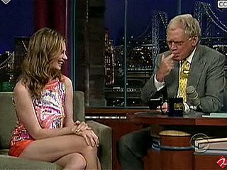 David Letterman Eats Makeup