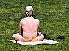 Gross Alert: Man Sunbathing in a Thong