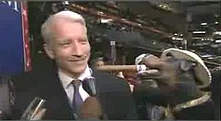 Triumph the Insult Comic Dog Hearts Anderson Cooper, Too!