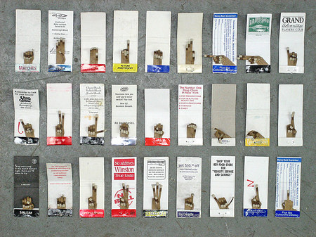 Matchbook matches alphabet. Matchbook matches alphabet.